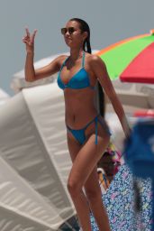 Lais Ribeiro in a Bikini on the Beach in Miami, FL 05/28/2017