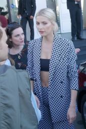 Lena Gercke Style - Leave the Radisson Hotel in Cannes 05/17/2017