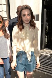 Lily Collins at BBC Radio 2 in London, UK 05/26/2017