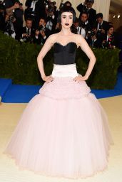 Lily Collins at MET Costume Institute Gala in New York 05/01/2017