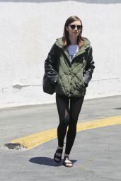 Lily Collins in Spandex - Out in Beverly Hills 5/14/2017 
