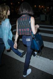 Lucy Hale Travel Outfit - Arrives Back in LAX, Los Angeles 05/19/2017