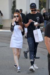 Madelaine Petsch - Enjoys an Ice Cream at the Grove in Hollwyood 05/29/2017