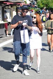 Madelaine Petsch - Enjoys an Ice Cream at the Grove in Hollwyood 05/29/2017