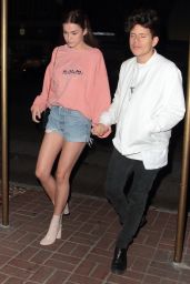 Maia Mitchell Night Out Style - Arriving at Madeo Restaurant in Hollywood 05/14/2017