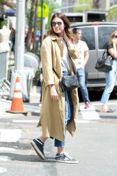 Mandy Moore Street Style - Out in New York 05/02/2017