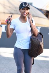 Meagan Good in Tights - Out in West Hollywood 05/03/2017