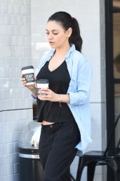 Mila Kunis Street Style - Out in Los Angeles 04/29/2017