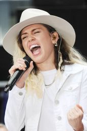 Miley Cyrus Performs Live - NBC "Today" Show in New York 05/26/2017