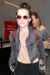 Millie Bobby Brown - LAX Airport in LA 05/08/2017