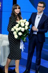 Monica Bellucci and Emir Kustrurica Appeared on Italian Talk Show in Milan 05/07/2017