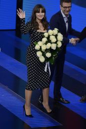 Monica Bellucci and Emir Kustrurica Appeared on Italian Talk Show in Milan 05/07/2017