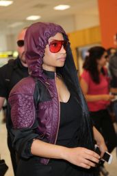 Nicki Minaj in Travel Outfit - Nice Airport, May 2017