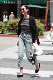 Odette Annable Casual Style - Lunches With a Friend at La Scala in Beverly Hills 05/08/2017