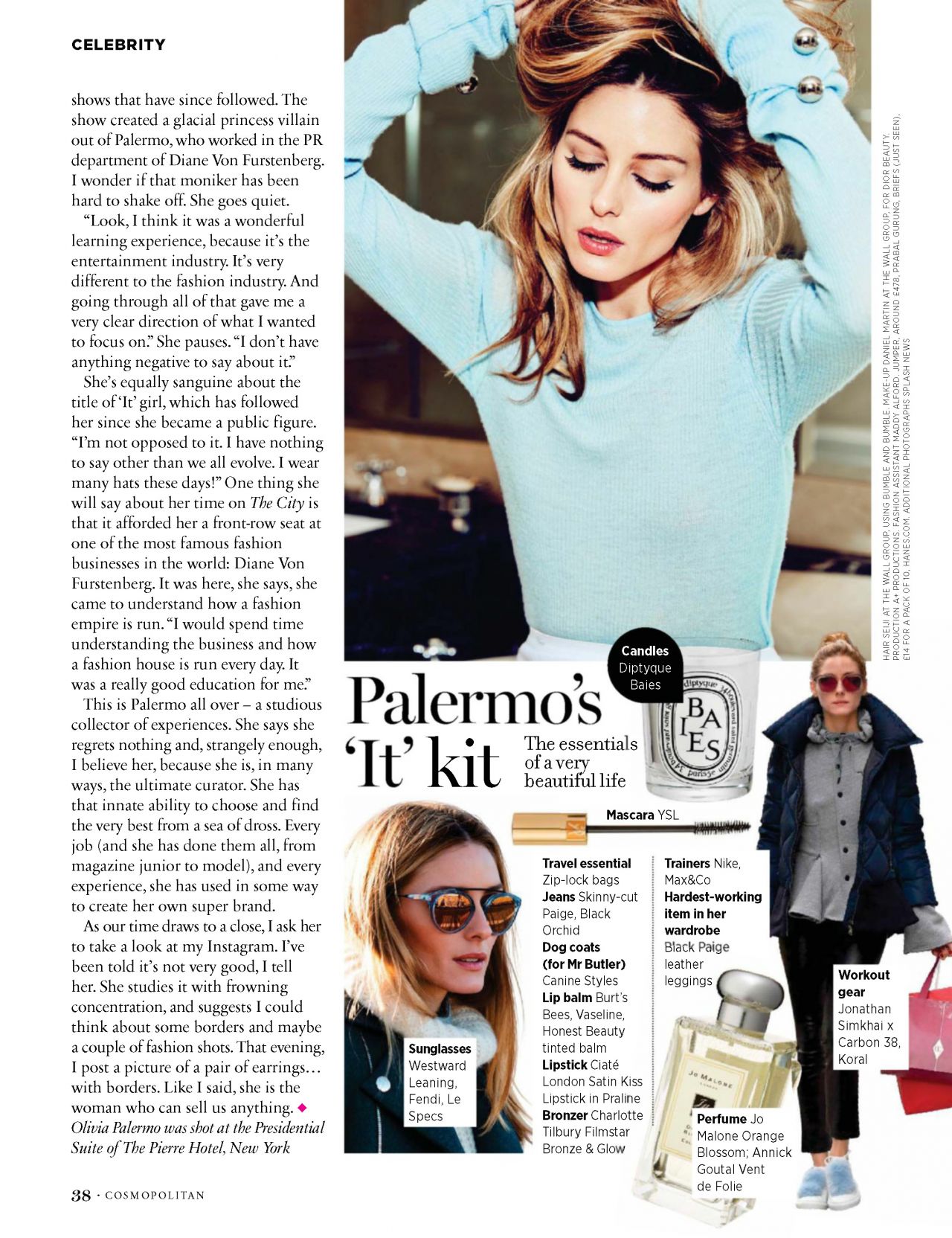Olivia Palermo - Cosmopolitan Magazine UK June 2017 Issue • CelebMafia