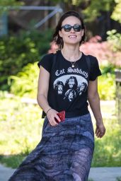 Olivia Wilde - Out For a Walk in Brooklyn 05/18/2017