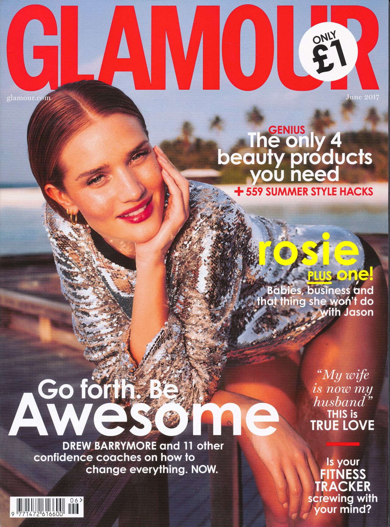 Rosie Huntington-Whiteley - Glamour Magazine June 2017 Issue • CelebMafia