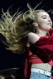 Sabrina Carpenter Performing at the O2 Arena, London, 05/13/2017