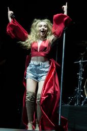 Sabrina Carpenter Performing at the O2 Arena, London, 05/13/2017