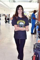 Sarah Sampaio at Nice Airport 05/17/2017