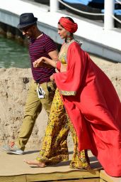 Sonam Kapoor on the Beach in Cannes, France, May 2017