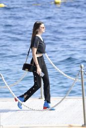 Sonia Ben Ammar - Leave the Cap Eden Roc Hotel in Cannes 05/26/2017