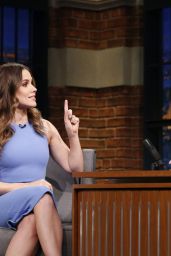 Sophia Bush Appeared on Late Night With Seth Meyers 05/10/2017