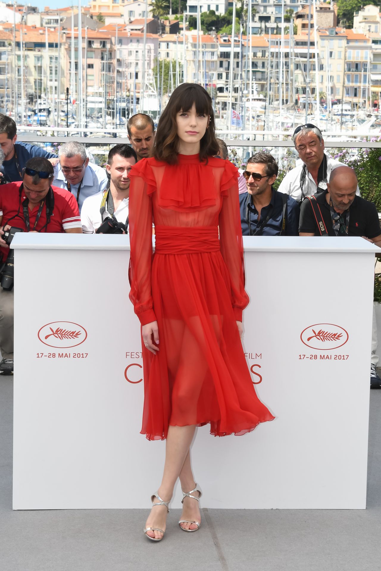 Stacy Martin at "Le Redoutable" Photocall - Cannes Film Festival 05/21