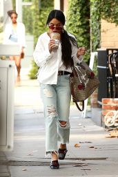 Vanessa Hudgens Urban Fashion - Stops for a Caffeine Fix at Alfred Coffee in West Hollywood 05/15/2017