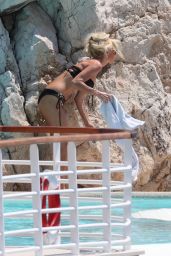 Victoria Silvstedt Bikini Candids - Eden Roc Hotel in Antibes 05/27/2017