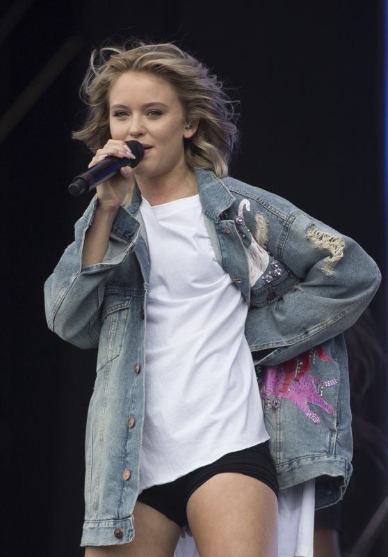Zara Larsson Performs Live at BBC Big Weekend in Burton Constable Hall ...
