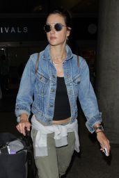 Alessandra Ambrosio at the LAX Airport in Los Angeles 06/09/2017
