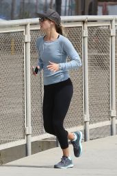 Ali Larter - Out For a Run in Santa Monica 06/19/2017