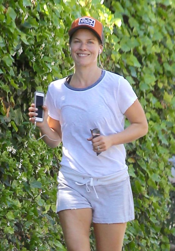 Ali Larter - Out for an Afternoon Jog in Pacific Palisades, CA 06/16/2017
