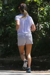 Ali Larter - Out for an Afternoon Jog in Pacific Palisades, CA 06/16/2017