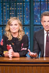 Amy Poehler - Late Night With Seth Meyers in NYC 06/21/2017