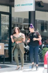 Ashley Graham - Leaving Cafe Gratitude in Los Angeles 06/01/2017