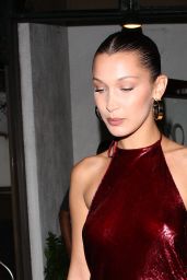 Bella Hadid - Leaves Madeo Restaurant in West Hollywood 06/18/2017
