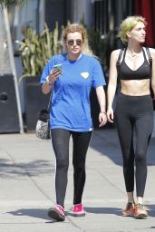 Bella Thorne and Dani Thorne - Leave the Gym After a Workout in LA 06/010/2017