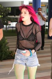 Bella Thorne Shows off Her New Freshly Bright Red Dyed Hair - Los Angeles 06/14/2017
