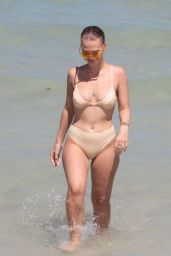 Bianca Elouise in Bikini at the Beach in Miami 06/25/2017