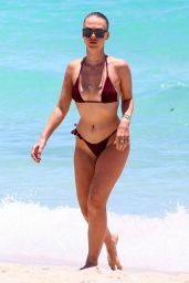 Bianca Elouise in Bikini - Shows Off Her Curves in Miami, FL 06/26/2017