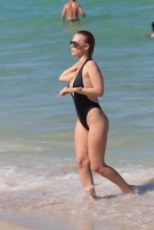Bianca Elouise in One Piece Swimsuit in Miami, FL 06/23/2017