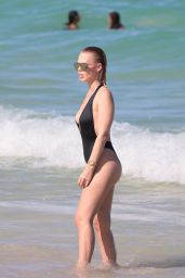 Bianca Elouise in One Piece Swimsuit in Miami, FL 06/23/2017