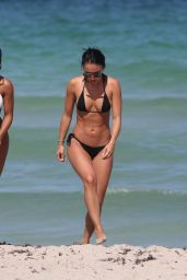 Bre Tiesi in a Bikini - Beach in Miami 06/15/2017