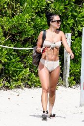 Breana Tiesi and Jordan - Beach in Miami 06/14/2017