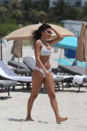 Chantel Jeffries in Bikini - Beach in Miami 06/13/2017