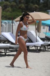 Chantel Jeffries in Bikini - Beach in Miami 06/13/2017