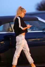 Charlotte McKinney in Ripped Jeans - Malibu, CA, June 2017