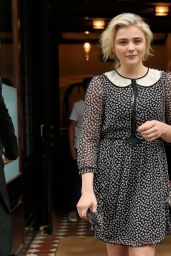 Chloe Grace Moretz - Leaves the Greenwich Hotel for the CFDA Awards in NYC 06/05/2017